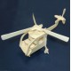 3D Houten Puzzle - Helikopter